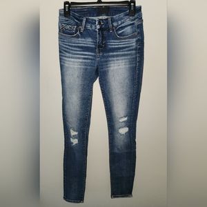 Buckle Black Skinny Jeans